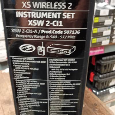 Sennheiser XSW 1-CL1-A Wireless Instrument Set - A Range (548-572 MHz) 2010s - Black image 2