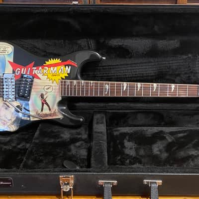 Kramer American Baretta II 1987 rare Knapp graphic - “Guitarman” image 2