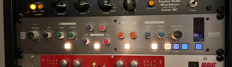 Solid State Logic Fusion Rackmount Audio Processor 2018 - Present - Black image 1