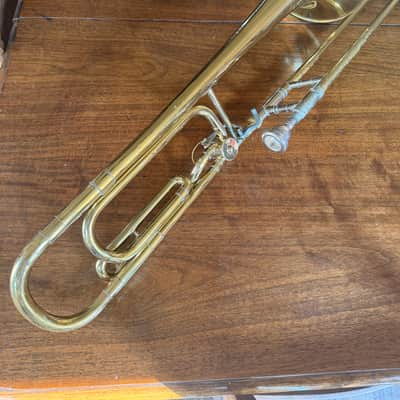 CG Conn Director 50H intermediate F-attachment Trombone 1967 Elkhart Era- Brass image 23