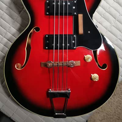 *MINT* 1968-1970 Univox Bass (Japan) - Red Burst image 2