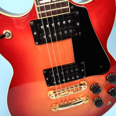 Yamaha SG1000 Cherry Sunburst 1980 Electric Guitar Japan image 7