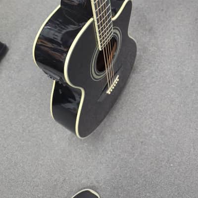 Washburn Acoustic electric guitar 2025 - Polish ebony image 3
