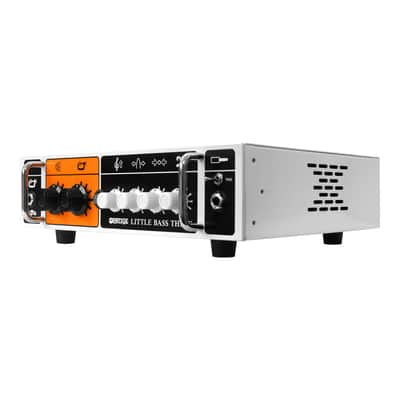 Orange Little Bass Thing 500-Watt Bass Amp Head - White / Orange / Black image 3