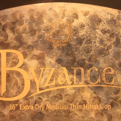 Meinl Byzance Extra Dry 16" Hihat Cymbals - Demo! imagen 9