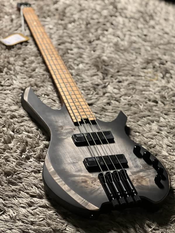 Cort SPACE4SDB Bolt-On Construction Soft Maple Body Roasted Maple C Shape Neck 4-String Electric Bass Guitar w/Gig Bag image 1