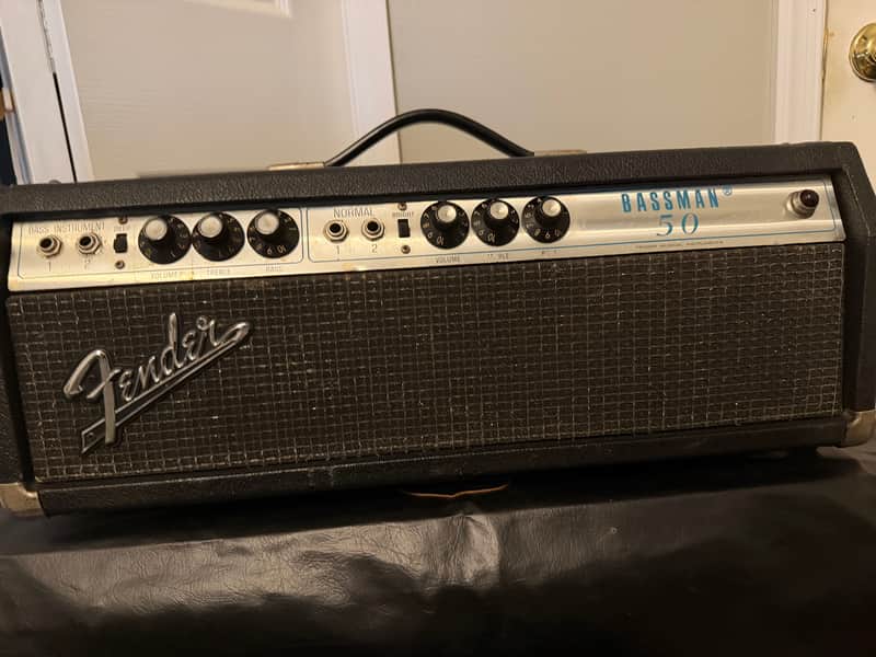 Fender Bassman "Drip Edge" 2-Channel 50-Watt Guitar Amp Head