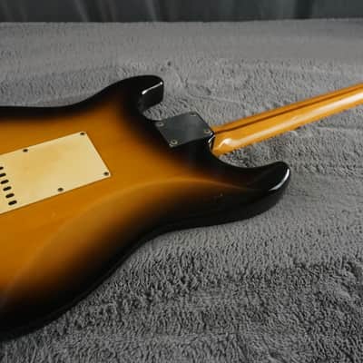 1987 MIJ Squier Stratocaster Fujigen E-Series Sunburst w/ ESP Rail Pickup & Fender Case image 15