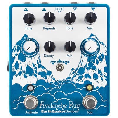 Earthquaker Devices Avalanche Run Stereo Reverb & Delay with Tap Tempo - V2 image 1