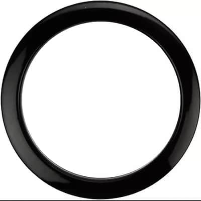 Bass Drum O’s - 5” Hole Protector, Black (HBL5) image 1