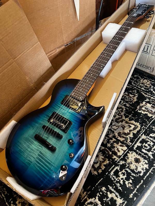 ESP LTD EC-200DX Electric Guitar - Blue Burst image 1