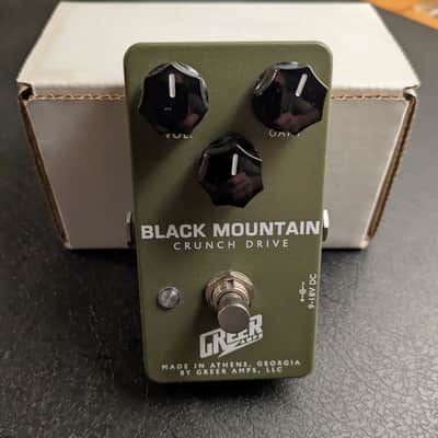 Greer Black Mountain Crunch Overdrive Pedal 2020s - Olive Drab image 2