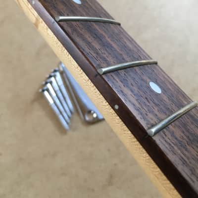 Vintage Fender Squier Affinity Strat Neck Original Natural Amber Relic Loaded 04 image 8