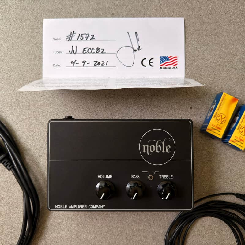 Noble Dual Vacuum Tube Preamp / DI 2013 - 2021 - Black image 1