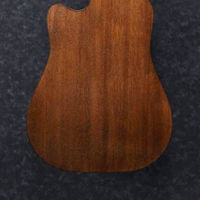 Ibanez AW54CEOPN Artwood Okoume Open Pore Dreadnought Cutaway Acoustic Electric image 2