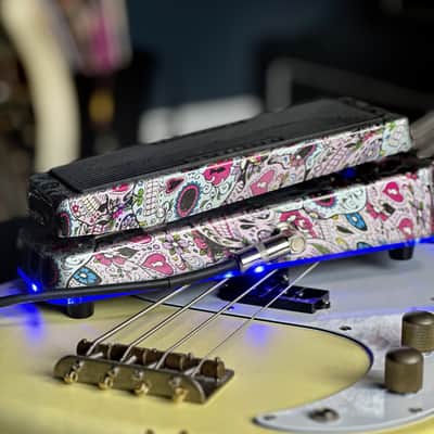 Flattley Guitar Pedals The Flattley Bass Wah - Sugar Skulls image 4