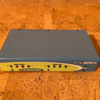 M-Audio Midiman - Midisport 4X4 Early 2000's - Blue Yellow image 3