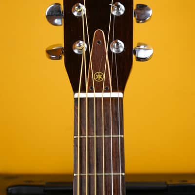 1970-75 Yamaha Orange Label FG-152 Natural Made in Japan Acoustic + Hard Case image 7