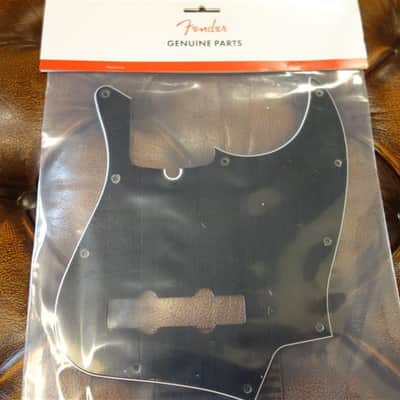 Fender Pickguard Jazz Bass 10-Hole Mount (with Truss Rod Notch) B/W/B 3-Ply image 1