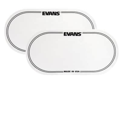Evans EQPC2 EQ Double Pedal Patch 2 Pack- Clear Plastic image 3