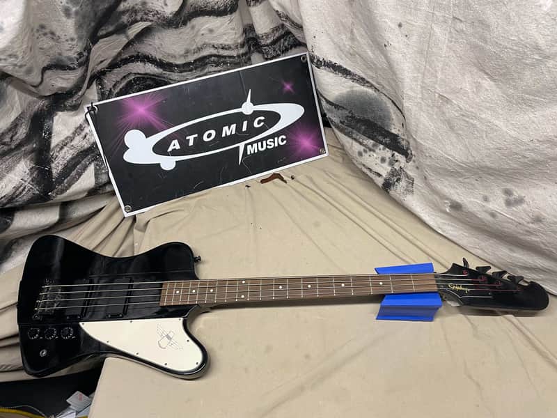 Epiphone Limited Edition Custom Shop Thunderbird IV 4 t-bird 4-string Bass 2010 Black image 1