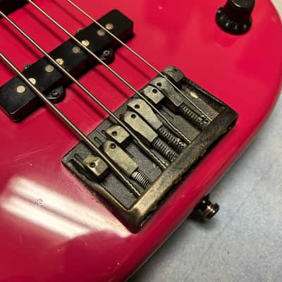 1989 Fender Jazz Bass Special  Razz Berry MIJ image 12