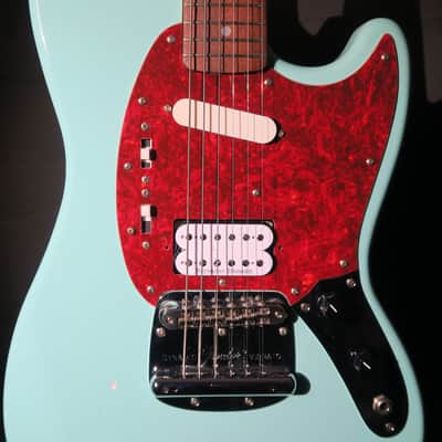 Fender Mustang 1997 MG69 Sonic Blue Kurt Cobain Seymour Duncan Guitar image 10