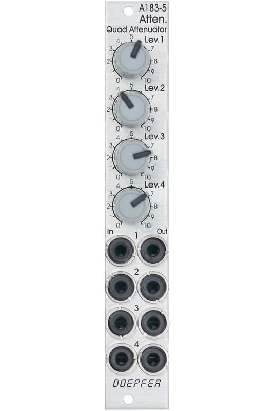 Doepfer A-183-5 Quad attenuator eurorack module image 1