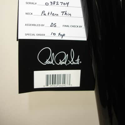 2024 PRS Paul Reed Smith Custom 24 10-Top Guitar, Rosewood Fretboard, Charcoal Burst image 3