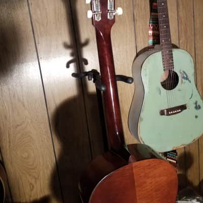 Yamaha FG-75 Red Label Folk Guitar 1968 - 1974 - Natural image 16