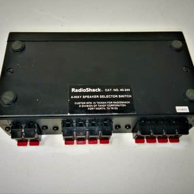 Radio Shack 4-Way Speaker Selection Switch Control Center Cat. No. 40-244 Black image 2