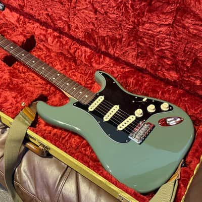 Fender American Professional Stratocaster HH Shawbucker with Rosewood Fretboard 2017 - 2019 - Antique Olive image 1