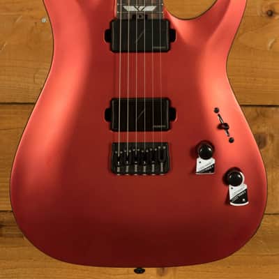 Schecter C-1 SLS Custom - Ebony - Racing Red *B-Stock* image 12