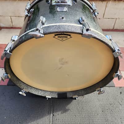 Yamaha Beech Custom Absolute Nouveau 14x20 Bass Drum - Black Sparkle Fade image 3