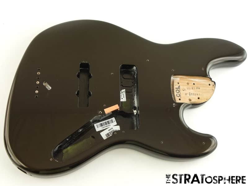 Fender American Ultra II Jazz Bass BODY USA Guitar Parts Texas Tea image 1