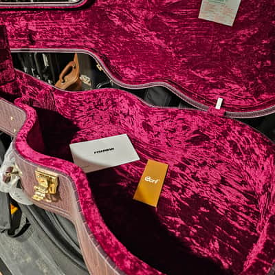 Cort LUXE NAT Frank Gambale Series Adirondack Spruce/Blackwood Concert Cutaway with Electronics 2010s - Natural Glossy image 3