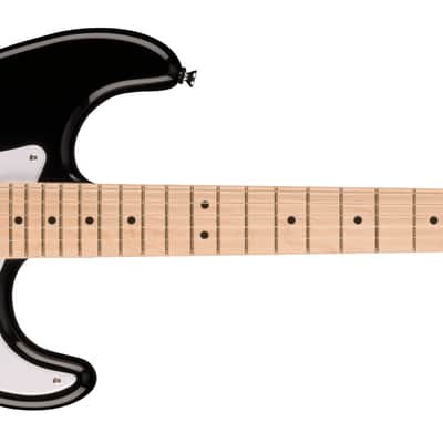 Squier Sonic® Stratocaster® Electric Guitar Pack, Maple Fingerboard, Black, Gig Bag, 10G - 120V image 2