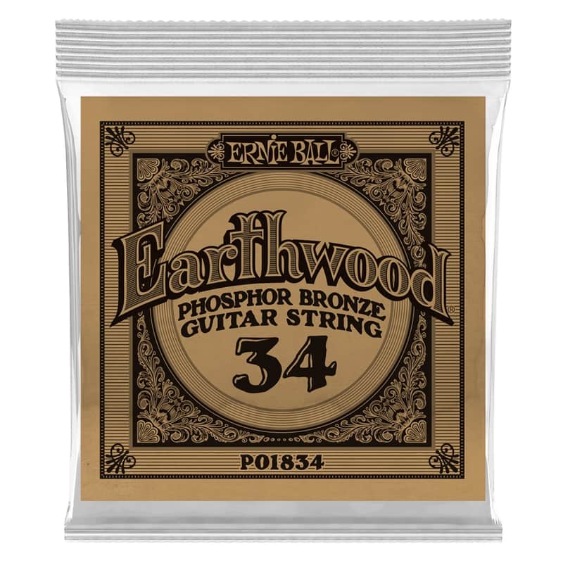 Ernie Ball 1834 Earthwood Phospor Bronze .034 image 1