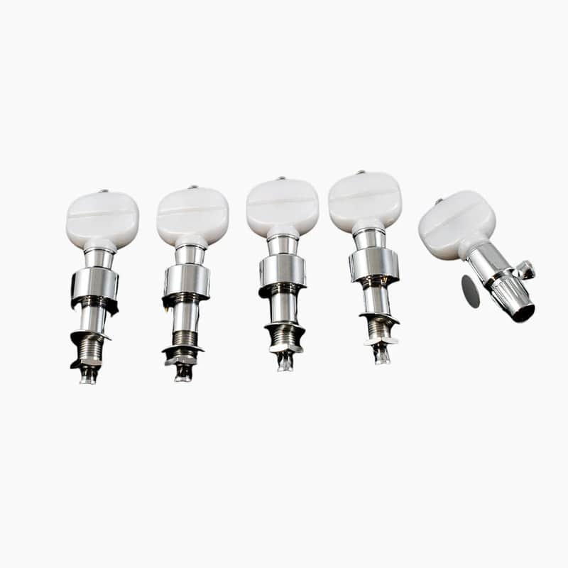 ALLPARTS TK-7867-010 Economy Banjo Key Set- set of 5 pcs. - Chrome image 1