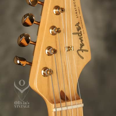 2021 Fender Limited Edition American Original 50's Stratocaster Mary Kaye Blonde image 12