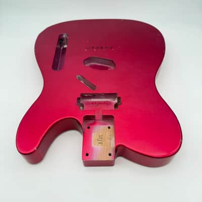 MJT Telecaster Body Alder Relic Nitro Raspberry mjt6572 image 4