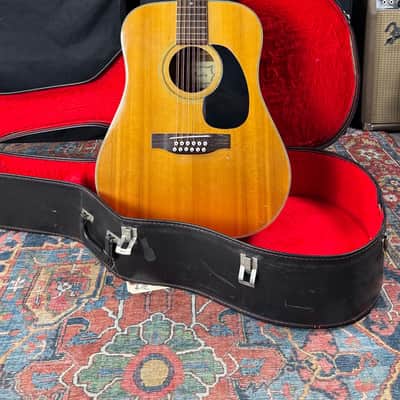 Pro Martin D-2812 Style Dreadnought Model D220 Made in Japan - 1970's image 9