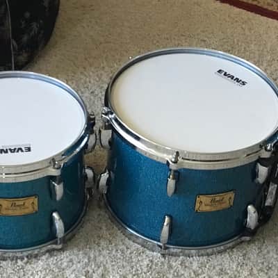 Pearl Masters studio birch 2000’s Ocean Blue Sparkle image 13