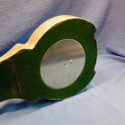 Dobro Cast aluminum lap steel 1930's black & raw aluminum image 13