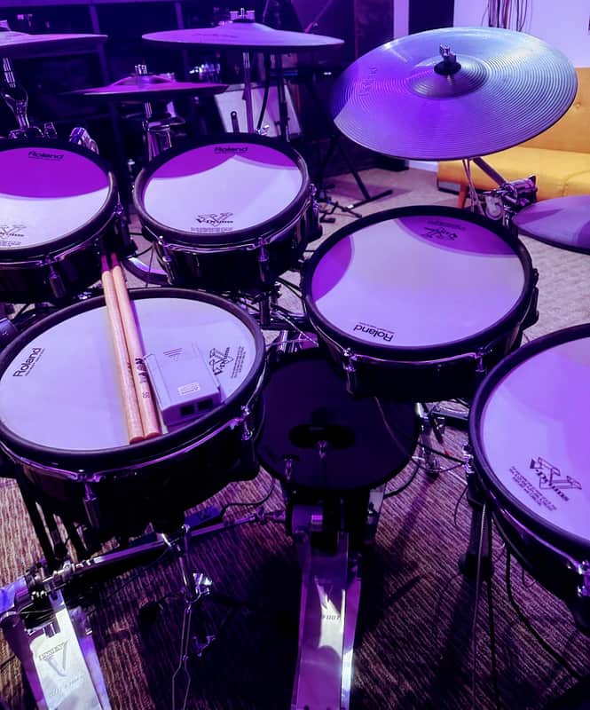 Roland TD-30KV, expanded 6 piece, 7 cymbals.  Shipping Available image 1