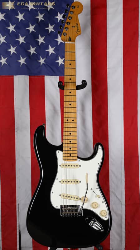 Fender Player II Stratocaster - Black with White Pickguard image 1
