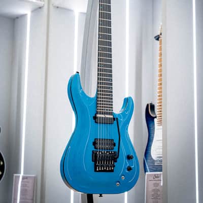 Schecter Keith Merrow Signature KM-7 FR S Sustainiac 2015 - 2016 - Lambo Blue image 1