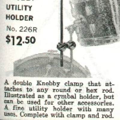 Rogers Swiv-O-Matic Single Tom Arm "Wonder Bar" for Twin Tom Holder #365R or Knobby Utility Holder #226R - 1962 / INSPECTED & TESTED image 4