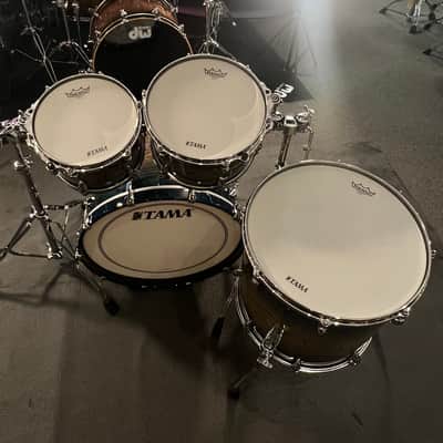 Tama STAR Walnut 10/12/16/22" Drum Set Kit in Indigo Japanese Sen Burst Finish image 8