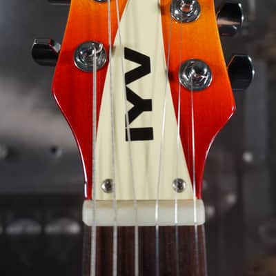 IYV IVRK-20 Semi-Hollow Electric Guitar Cherry Sunburst w/ Upgraded Bone Nut image 2